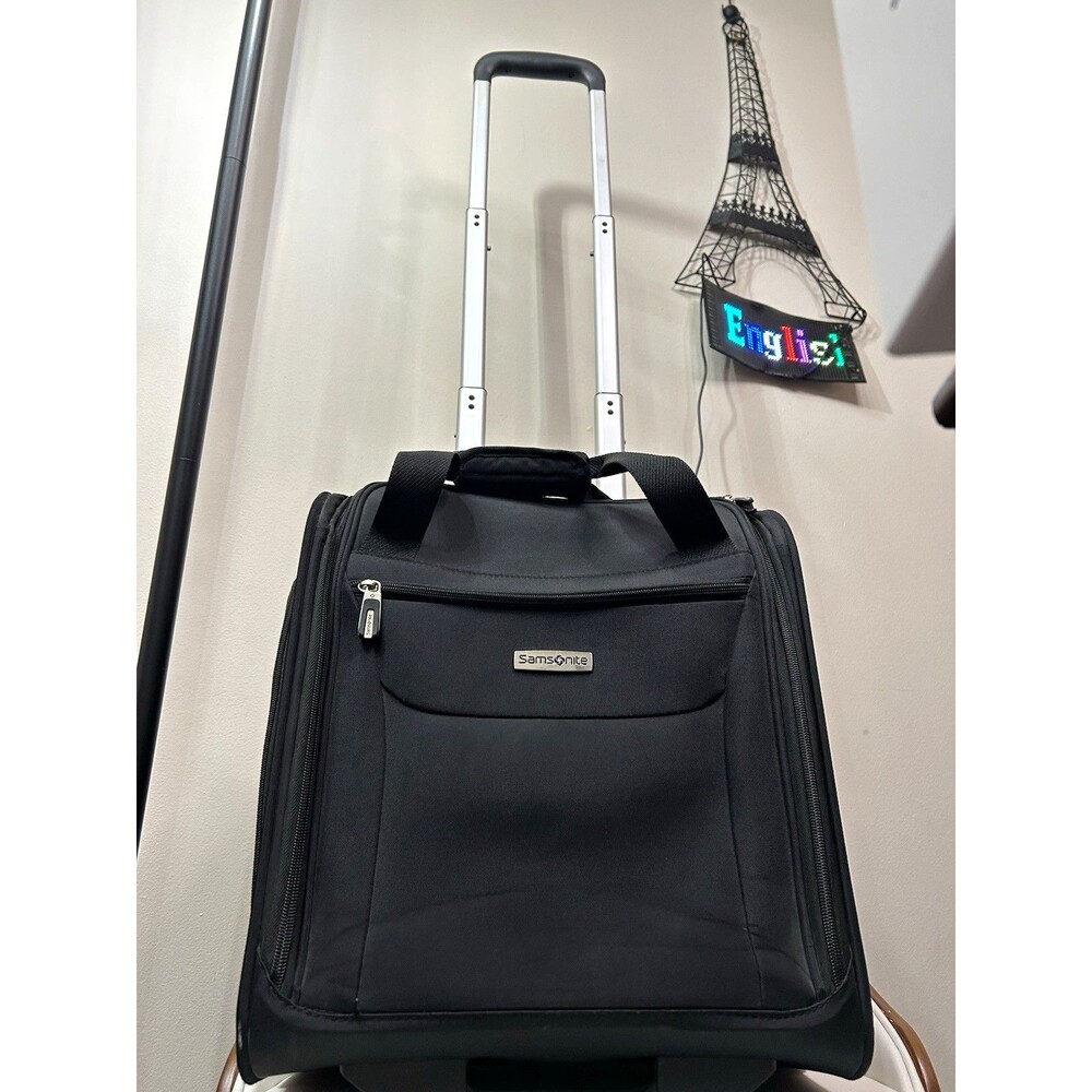 Samsonite Black Carry-On Luggage 18" & Under Wheeled w/ Telescopic Handle